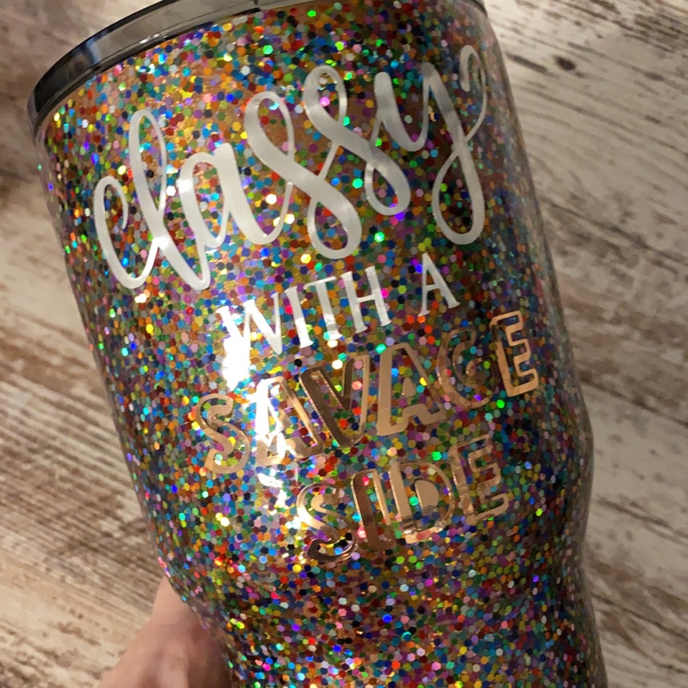 Classy and savage tumbler